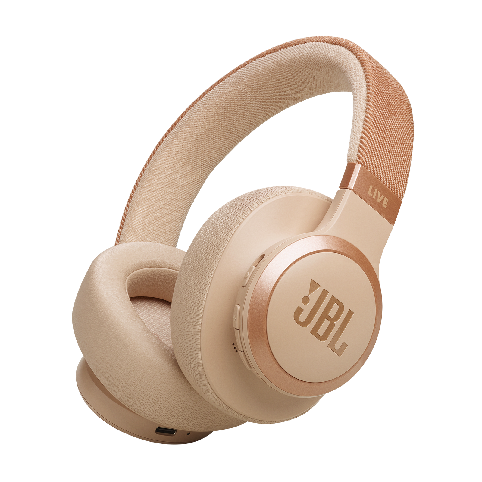 JBL Live 770NC Sand Over-Ear Headphones